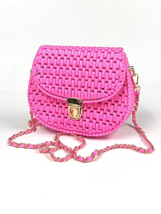 Handbags - New Hand Woven Pink Purse/Bag
